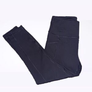 Gray Leggings with Pocket Detail